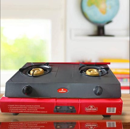 RASHNIK SELF IGNITION 2-FACED NONSTICK GAS COOKER